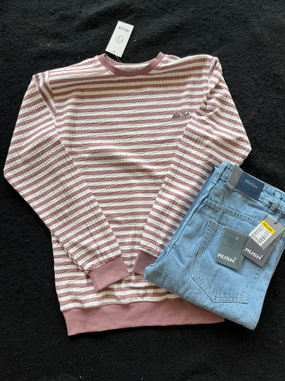plain baggy and tshirt combo